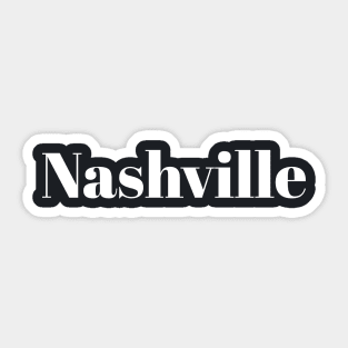 Nashville Sticker